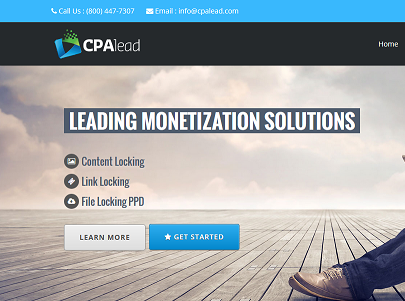 CPAlead Homepage