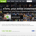 eToro Homepage Screenshot