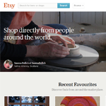 Etsy Homepage Screenshot