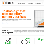 FieldAgent Homepage Screenshot