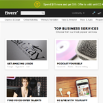 Fiverr Homepage Screenshot
