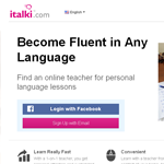 Italki Homepage
