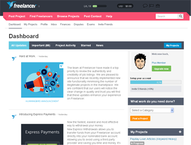 Freelancer Dashboard