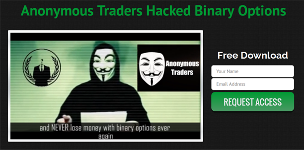 Anonymous trading account