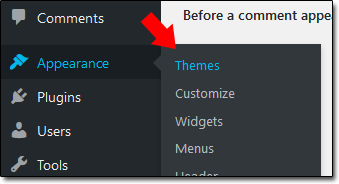 Wordpress Change Theme