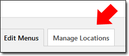 Wordpress Manage Menu Locations