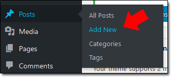 Wordpress Add New Post