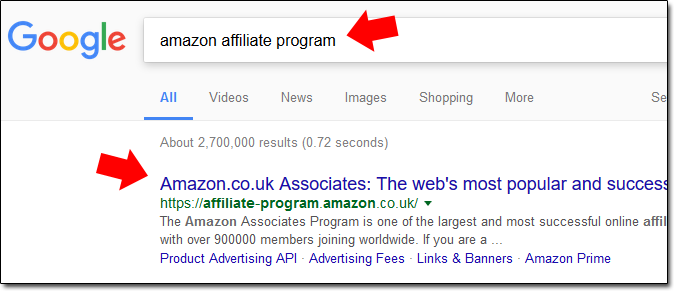 Find An Affiliate Program