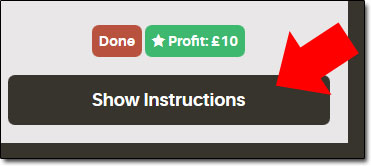 MatchedBets Show Instructions Button