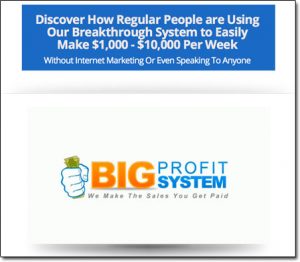 Big Profit System Homepage Screenshot Thumbnail