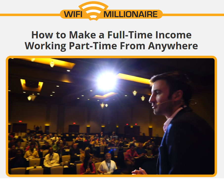 WiFi Millionaire Homepage Screenshot