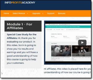 Info Profits Academy Members Area