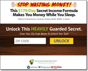 My Secret Income Formula Homepage Screenshot Thumb