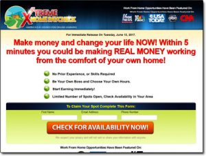 Screenshot of Xtreme Home Paycheck System Thumb