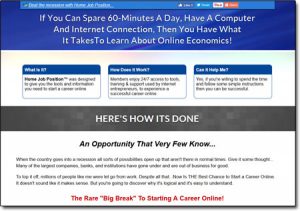 Screenshot of Home Jobs Position Website Thumb
