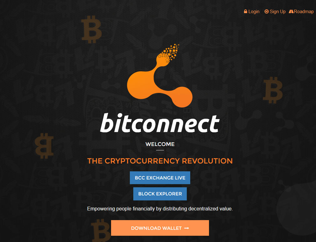 BitConnect Homepage