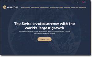 Giracoin Homepage