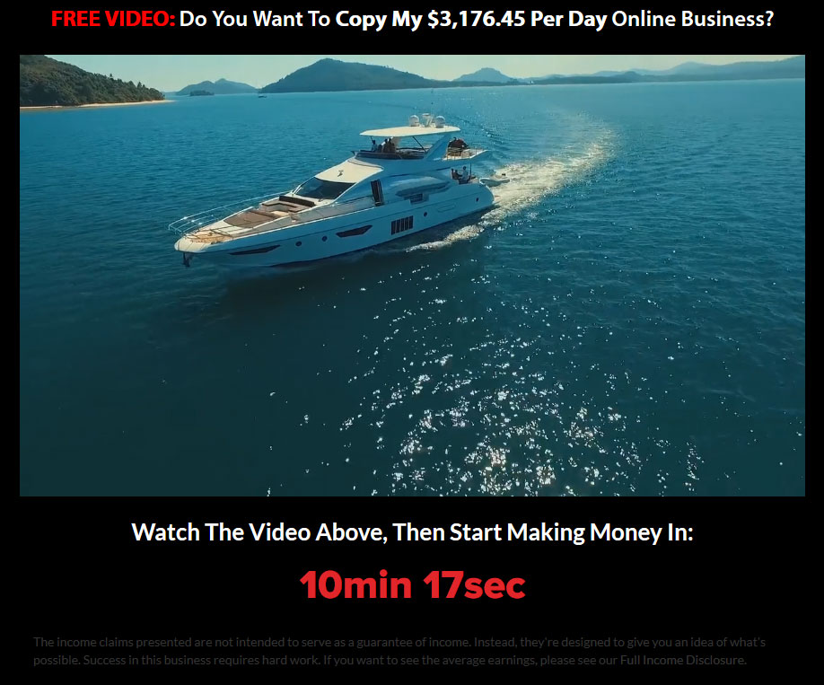 Profit Countdown Homepage Screenshot