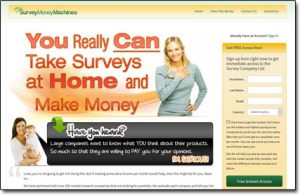 Survey Money Machines Homepage