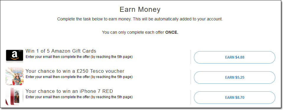 Teens Earn Cash Surveys Screenshot