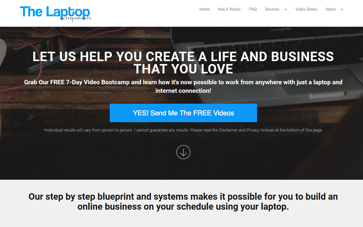 The Laptop Entrepreneurs Homepage