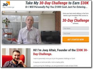 30 Day Challenge Homepage