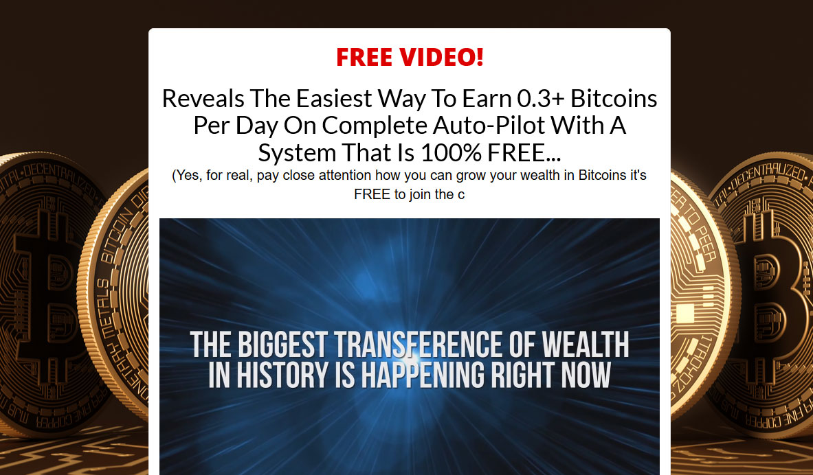 Bitcoins Wealth Club Homepage