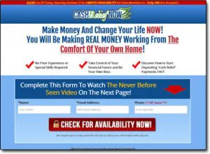 Cash Relief Now System Website