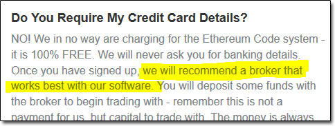Ethereum Code Recommended Broker