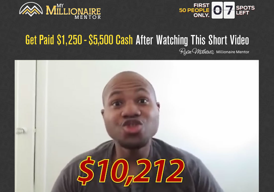 My Millionaire Mentor Homepage