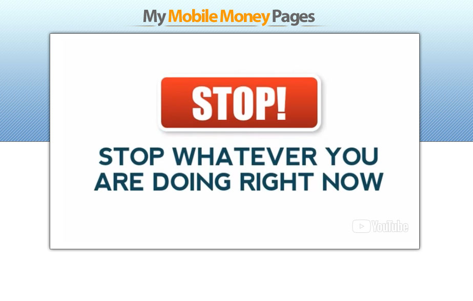 My Mobile Money Pages Homepage