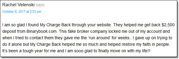 MyChargeBack.com User Review