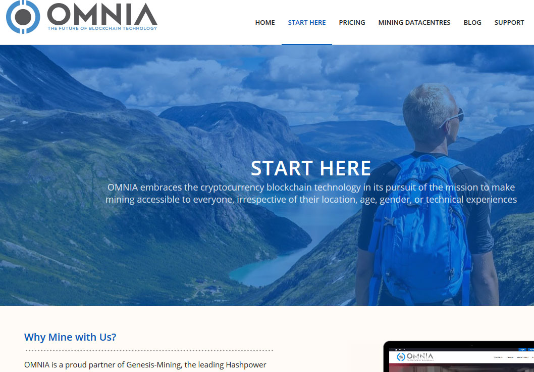 Omnia Tech Homepage