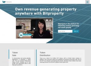 Bitproperty Website