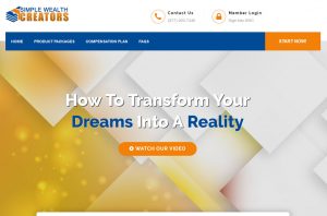 Simple Wealth Creators Website Screenshot