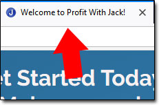 Tiny Website System is a copy of Profit With Jack