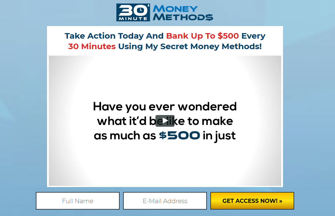 30 Minute Money Methods Website