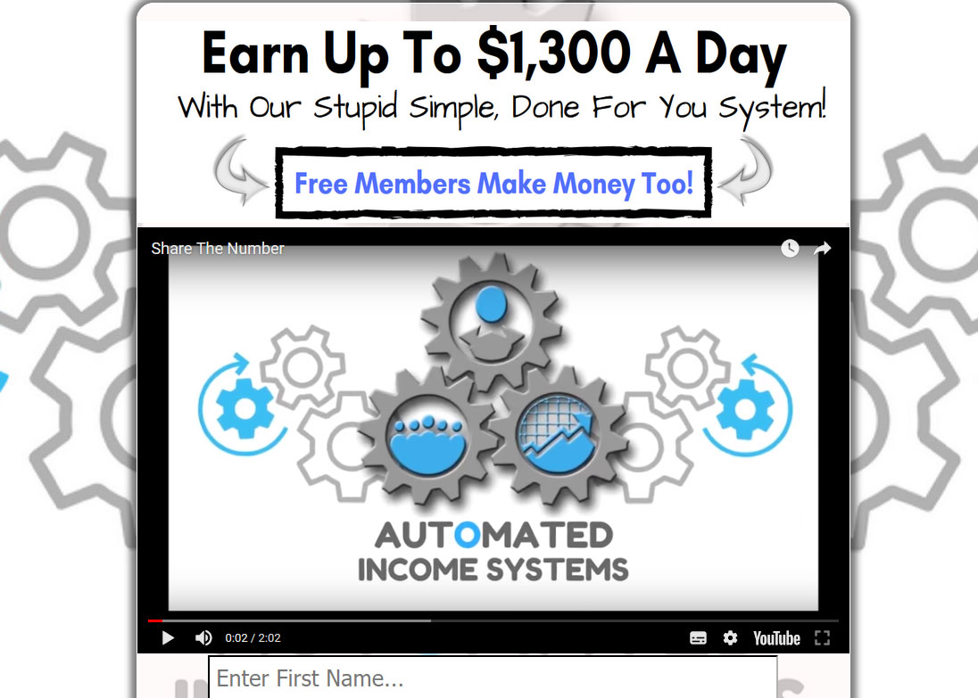 Automated Income Systems Website