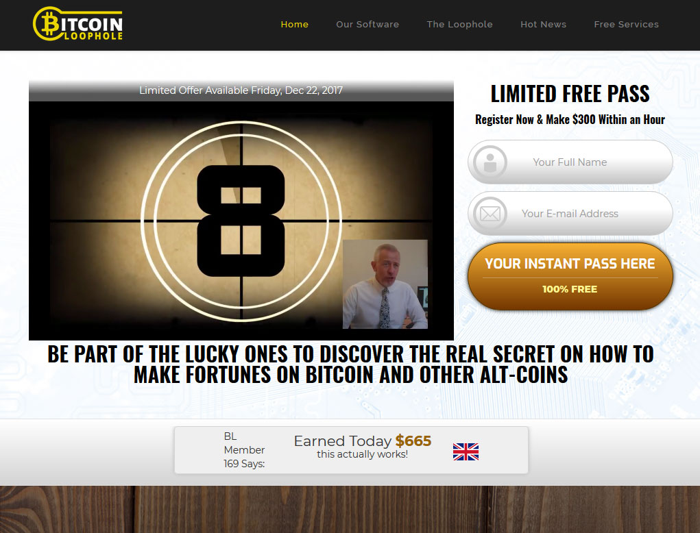 Bitcoin Loophole Website