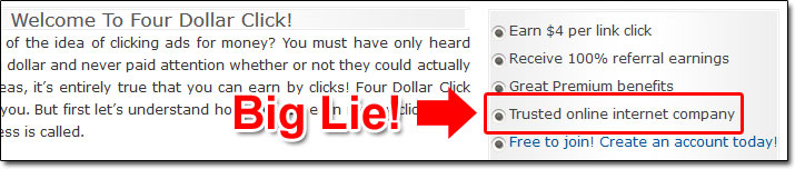 Four Dollar Click Scam