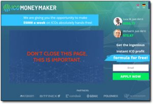 ICO Money Maker Website