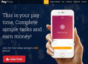 PayTime Website Screenshot