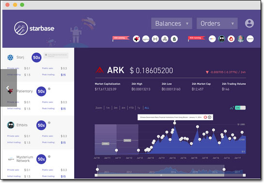 Starbase Platform Dashboard