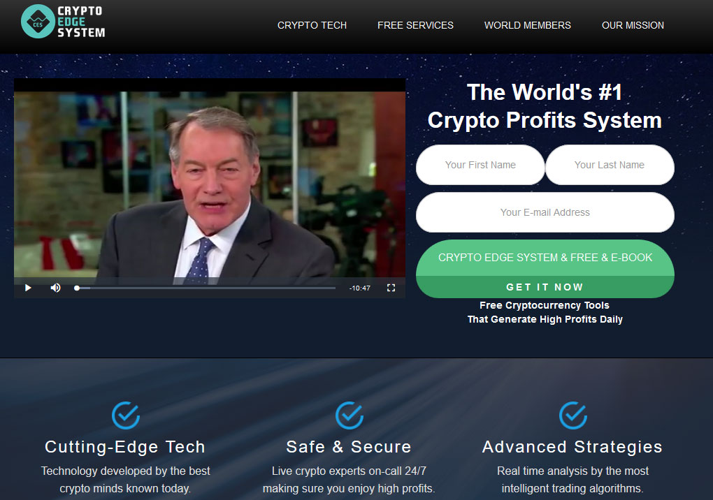 The Crypto Edge System Website