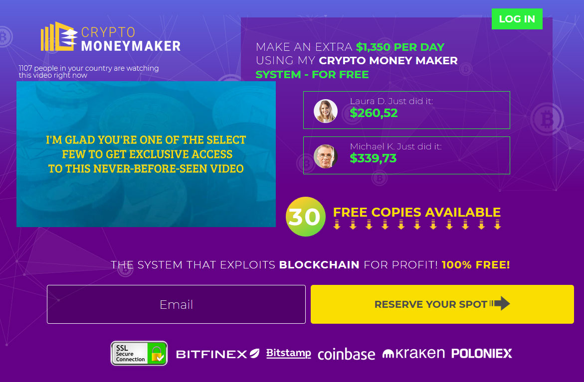 The Crypto Money Maker Website