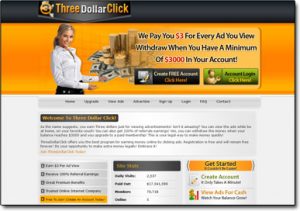 Three Dollar Click Homepage