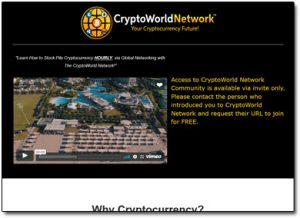 CryptoWorld Network Website