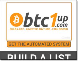 BTC 1 Up Website Screenshot