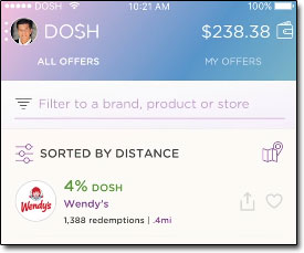 DOSH App Nearby Offers Screenshot