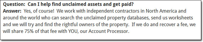 Federal Account Recovery Account Processor